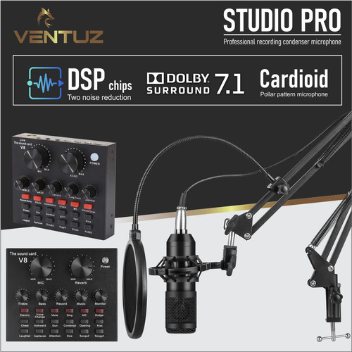 MIC Podcast VENTUZ Studio Pro