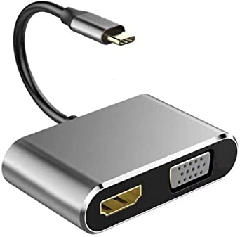 Converter Type-c to 2in1(HDMI+VGA) VENTUZ