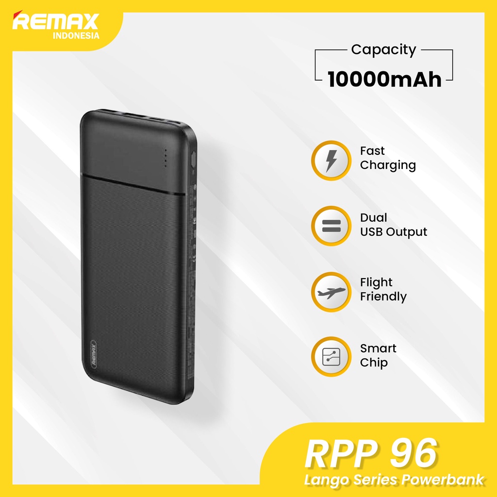 Powerbank Remax 10.000Mah 2in1 Output RPP-188