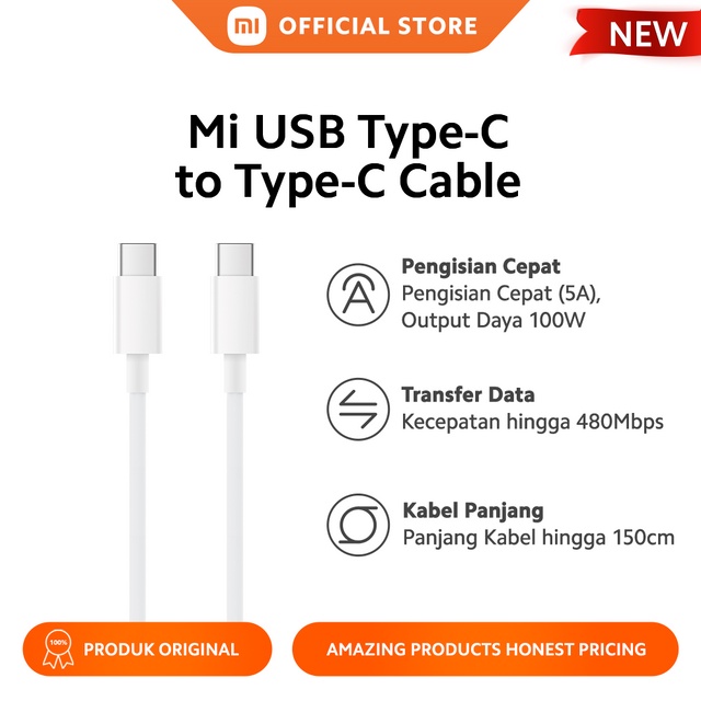 Mi Type-C To Type-C Cable 150cm