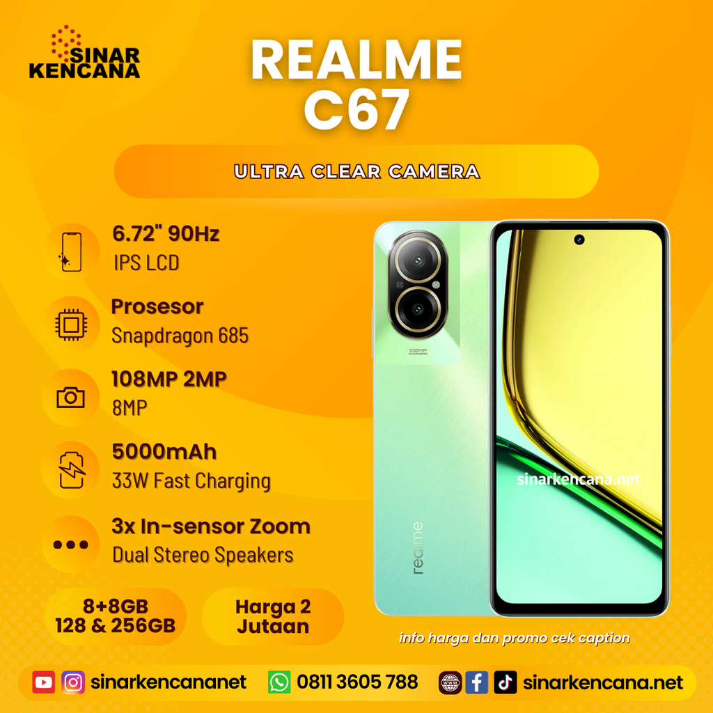 HP REALME C67 8/128