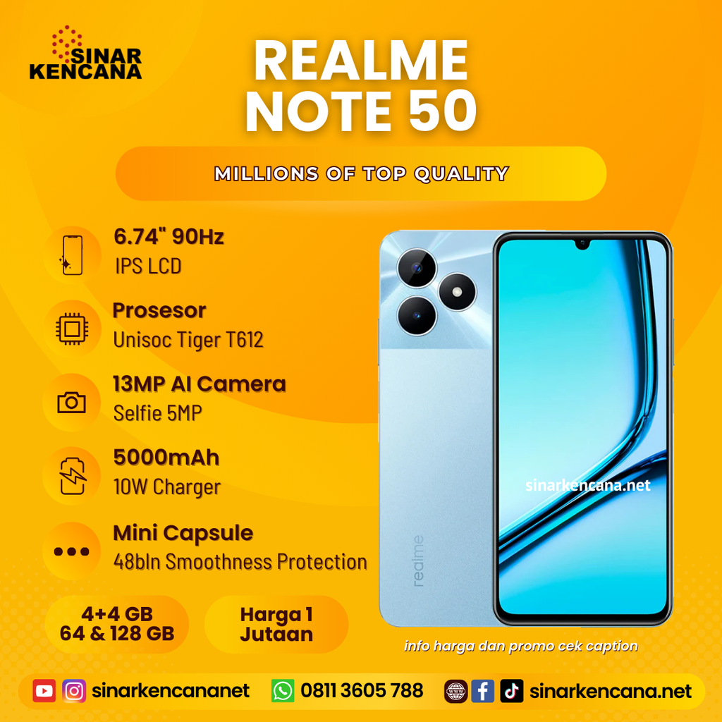 HP REALME NOTE 50 4/128