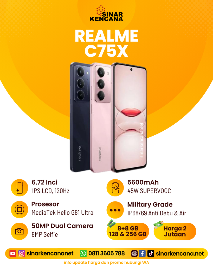 HP REALME C75x 8/128