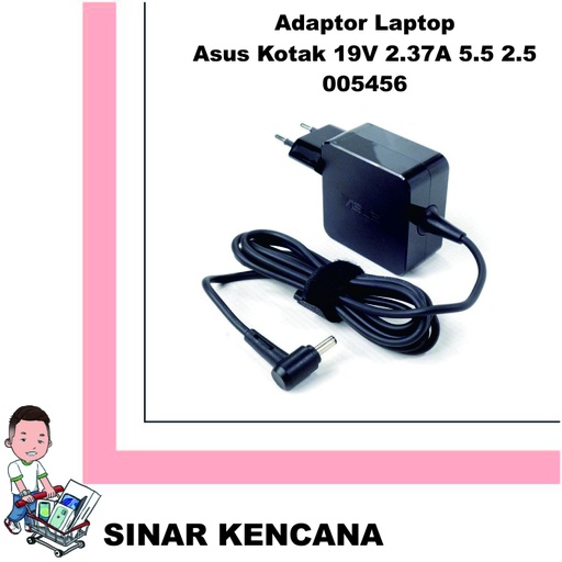 [005456] Adaptor Asus Kotak 19V 2.37A 5.5*2.5