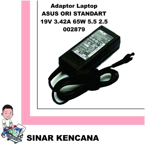 [002879] Adaptor ASUS ORI STANDART 19V 3.42A 65W 5.5*2.5