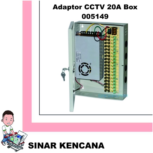 [005149] Adaptor CCTV 20A Box