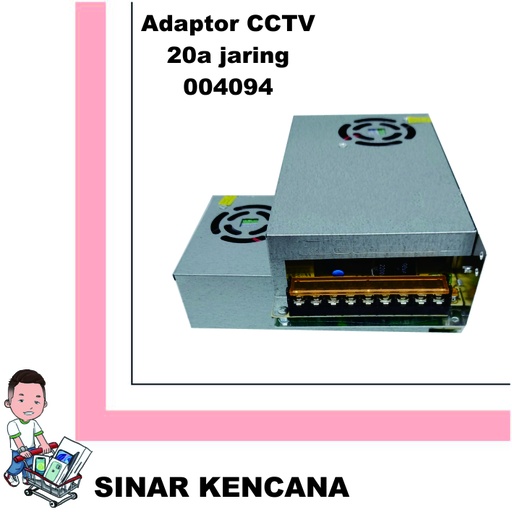 [004094] Adaptor CCTV 20A JARING