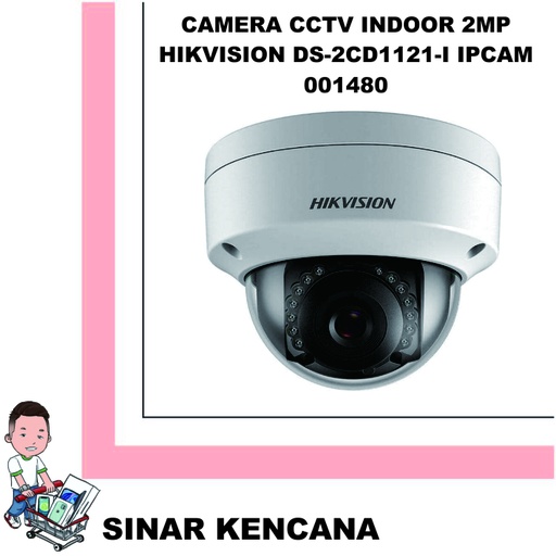 [001480] Camera CCTV IPCAM Indoor 2MP HIKVISION DS-2CD1121-I