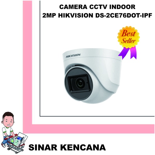 [100166] Camera CCTV Indoor 2MP HIKVISION DS-2CE76DOT-IPF