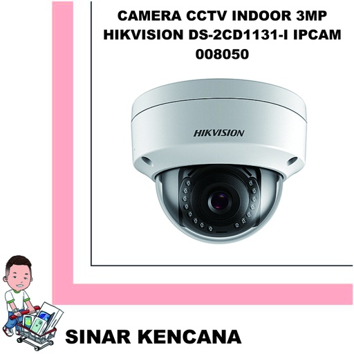 [008050] Camera CCTV Indoor 3MP HIKVISION DS-2CD1131-I IPCAM