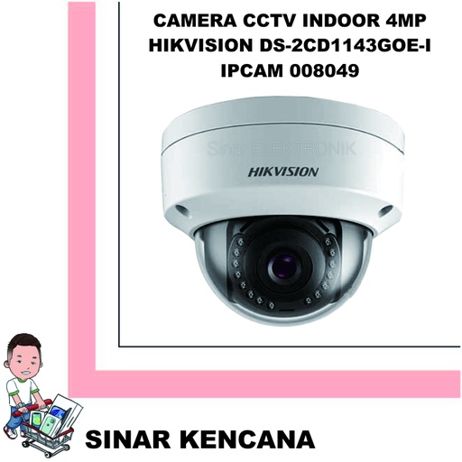 [008049] Camera CCTV Indoor 4MP HIKVISION DS-2CD1143G0E-I IPCAM