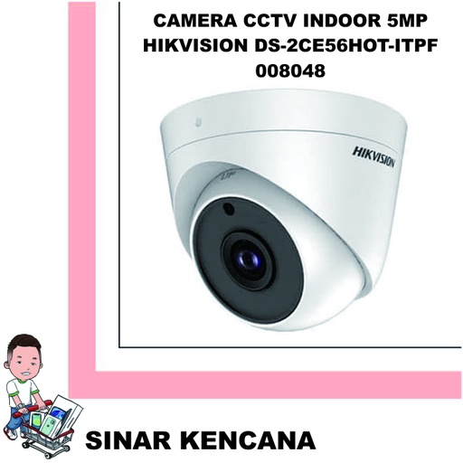 [008048] Camera CCTV Indoor 5MP HIKVISION DS-2CE56H0T-ITPF