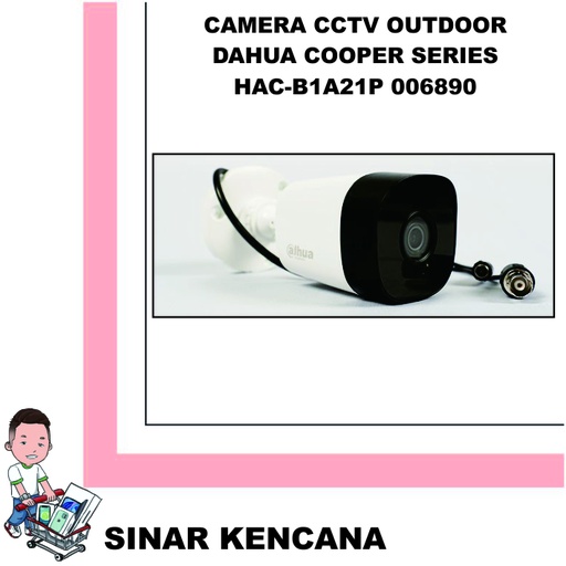 [006890] Camera CCTV Outdoor 2MP Dahua COOPERSeries  HAC-B1A21P
