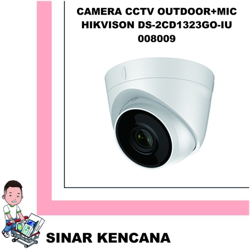 [008009] Camera CCTV OUTDOOR+MIC HIKVISON DS-2CD1323G0-IU