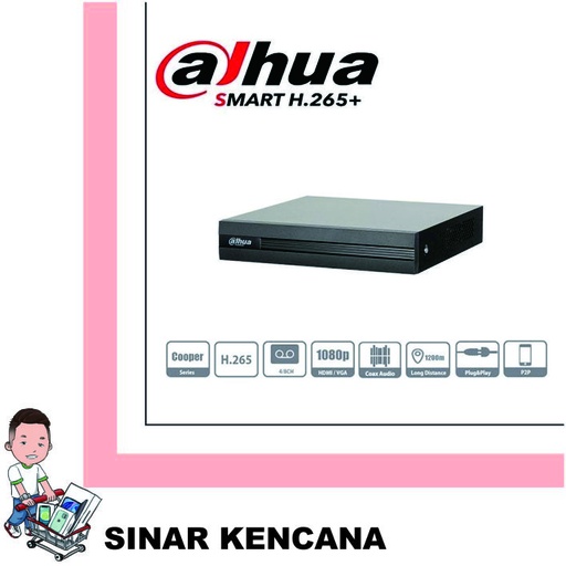 [007174] DVR 16 Channel 2MP XVR1B16 Dahua COOPERSeries