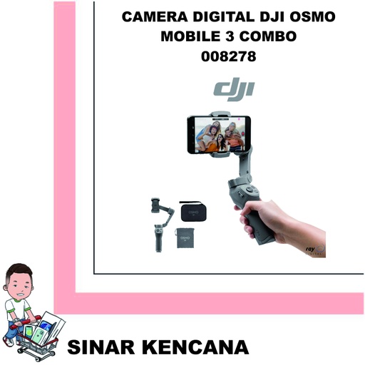 [008278] CAMERA DIGITAL DJI OSMO MOBILE 3 COMBO