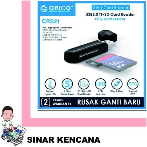 [008236] Card Reader ORICO CRS21 USB 3.0