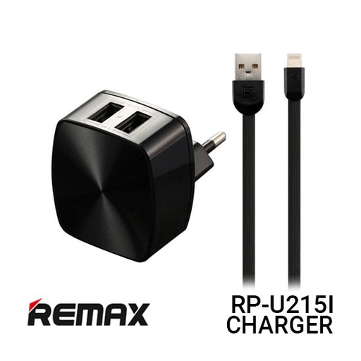 [006705] Charger Iphone  Remax 2USB 2.4A RP-215I
