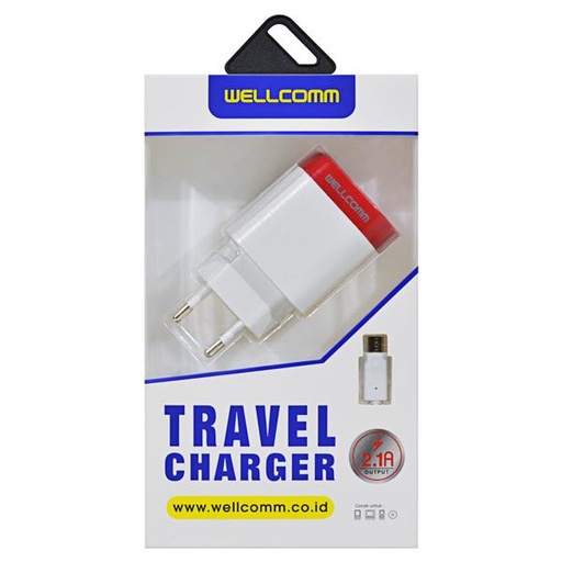 [007238] CHARGER WELLCOMM ELEGANT 2.1A MICRO