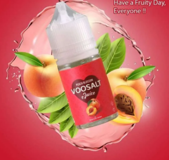 [001516] VOOSALT E-Juice 30ML Peach Blossom - Red