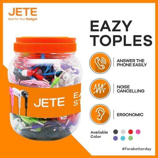 [001391] Earphone Jete Eazy  Candy/Toples