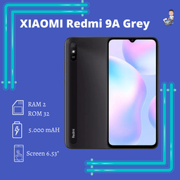 [100043] HP XIAOMI REDMI 9A 2/32 GREY