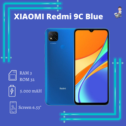 [100142] HP XIAOMI REDMI 9C 3/32 TWILIGHT BLUE