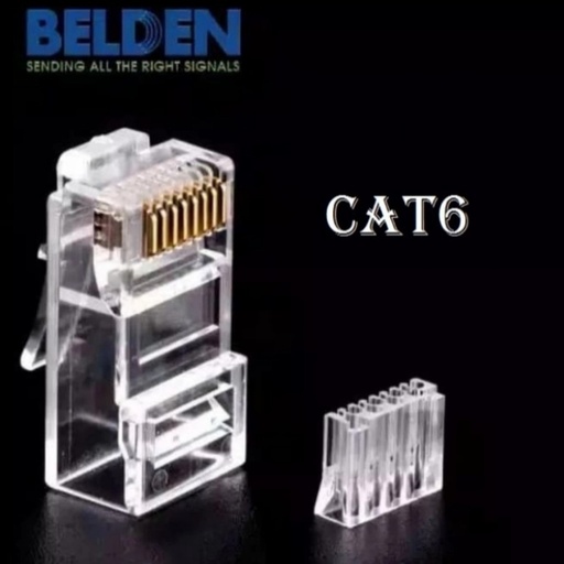 [006833] RJ45 Connector CAT 6 BELDEN