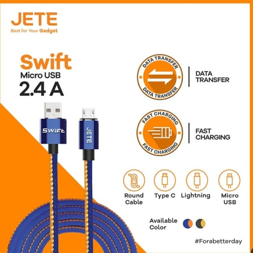 [007408] Kabel  Micro Jete Swift 2.4A