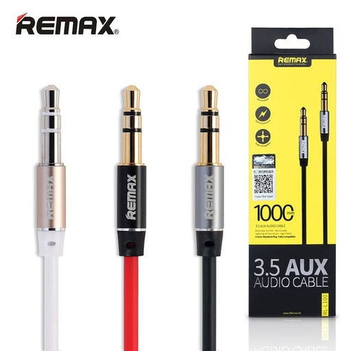 [004795] Kabel Audio Remax 3.5 AUX 1Meter RL-L100