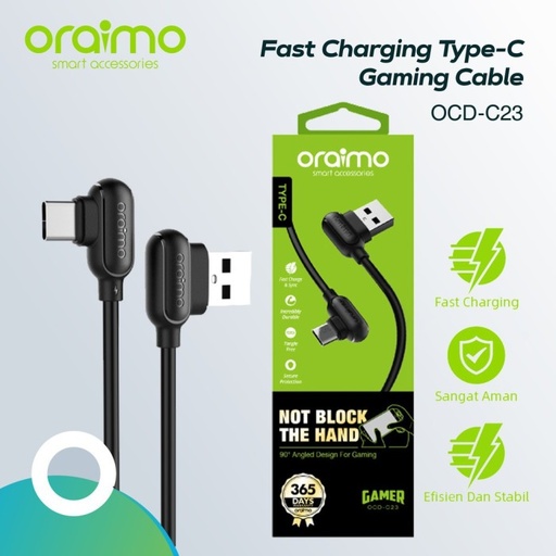 [008041] Kabel Data Type C Oraimo Gaming OCD-C23