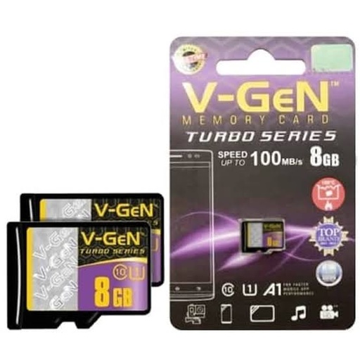 [001276] Memory MMC VGEN 8GB SD CARD CLASS 10