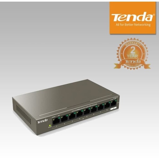[008011] Switch Hub TENDA Dekstop 8 Port POE TEF-1109P