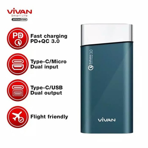 Powerbank Vivan VPB-G10 10.000mAh