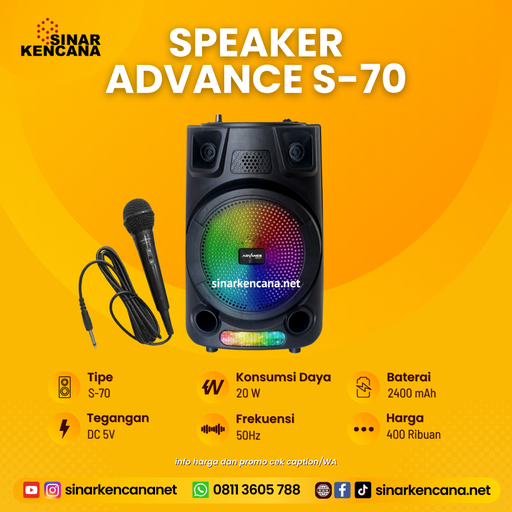 [17198] SPEAKER ADVANCE S70