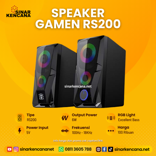 [007991] Speaker Robot E-Sports RS200