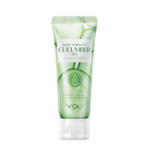 [896627] Y.O.U Sleep n Beauty Cucumbar ACE Sleeping Mask