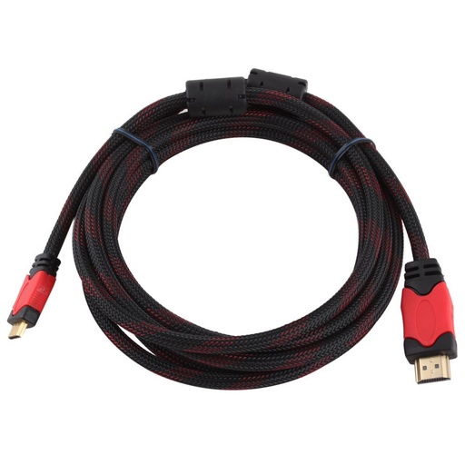 [30345] KABEL HDMI BULAT JARING 3M