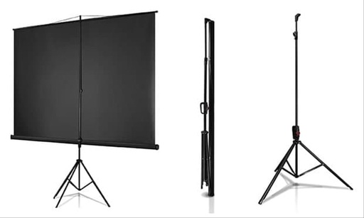 [30441] Layar Projector Model Tripod Wall Screen 70"