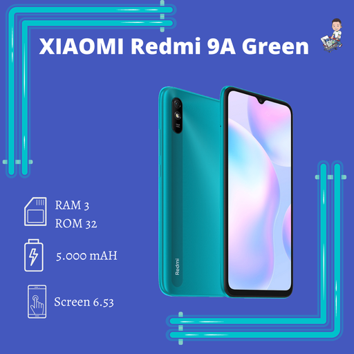 [30531] HP XIAOMI REDMI 9A 3/32 GREEN