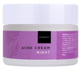 [100166] SCARLET WHITENING ACNE NIGHT CREAM