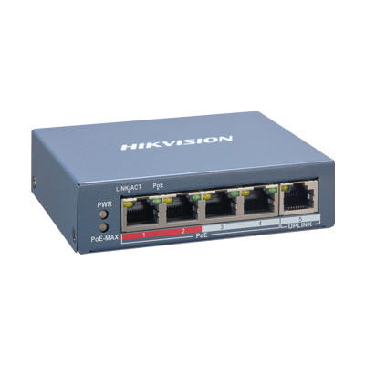 [31853] POE HIKVISION 4 Port DS-3E1105P-E1