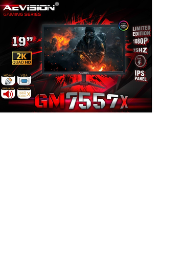 [31971] Monitor LED 19" AE VISION Gaming Series AE-GM7557X
