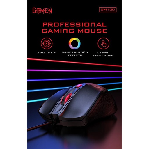 [32053] Mouse Gaming GAMEN GM100