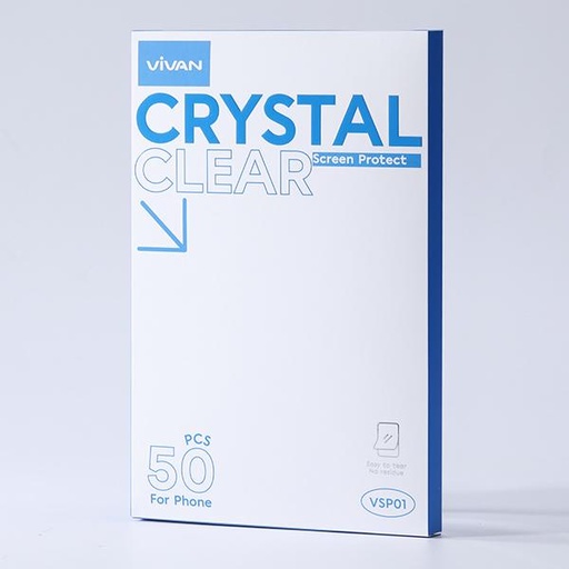 [32117] Anti Gores Hydrogel Crystal Clear HD Phone Front Film VIVAN VSP01T