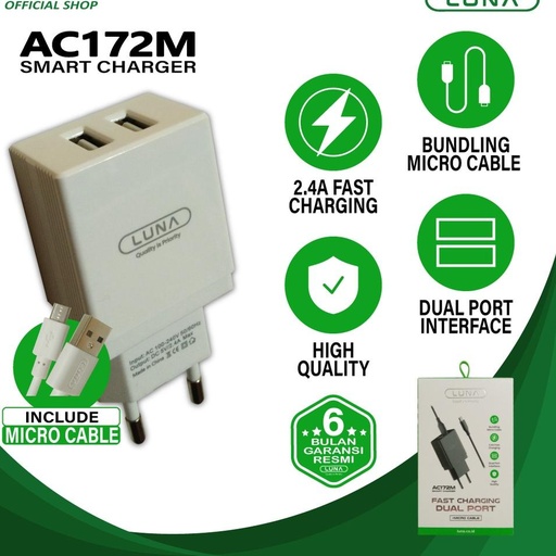 [32277] Charger LUNA AC172Micro Fast Charging
