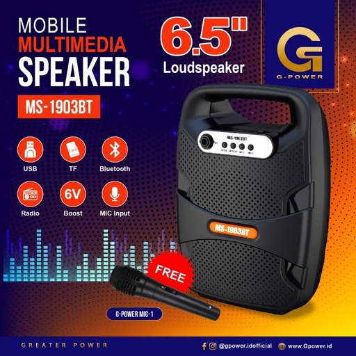 [32606] Speaker G Power MS1738BT