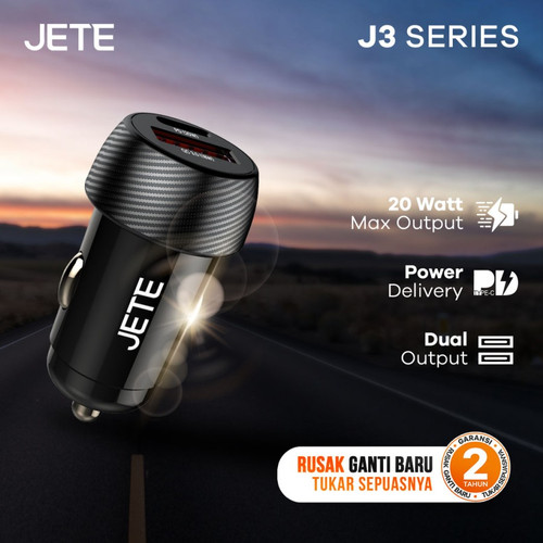 [33038] Car Charger JETE J3 20W