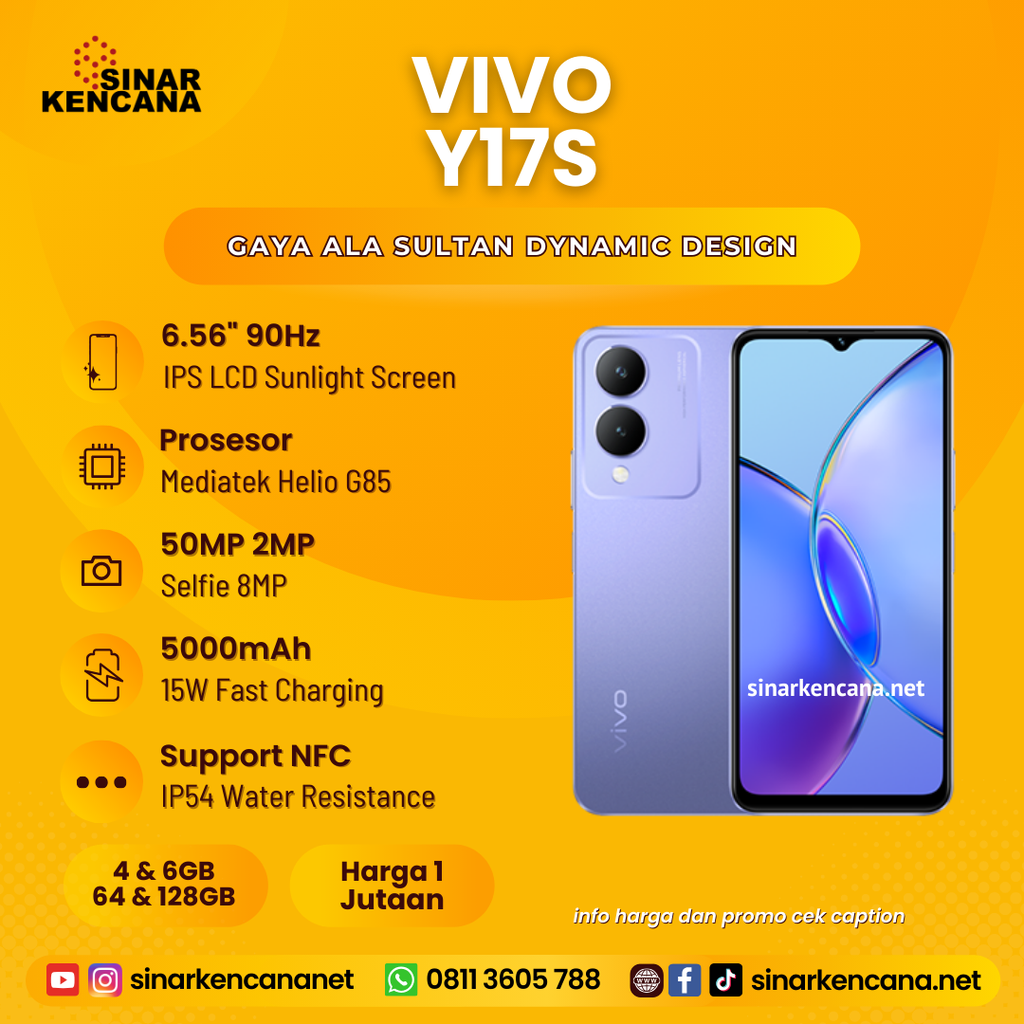 HP VIVO Y17S 4/128
