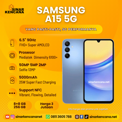 HP SAMSUNG GALAXY A15 5G 8/256